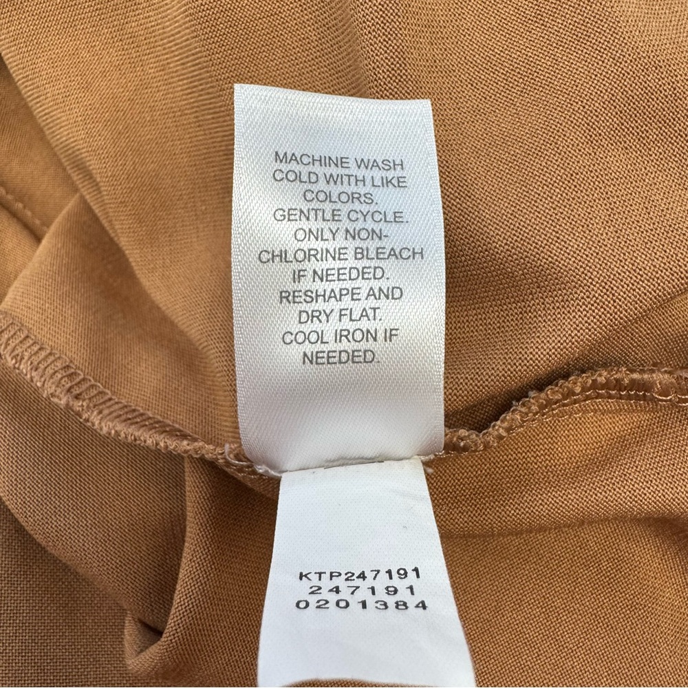 J. Jill Boxy Slinky Knit Blouse Top Women’s XL Neutral Travel Modal Blend Safari - Picture 11 of 11